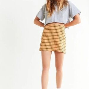 Urban Outfitters Plain Venice Mini Skirt
